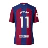 Maillot de Supporter FC Barcelone Ferran 11 Domicile 2023-24 Pour Enfant